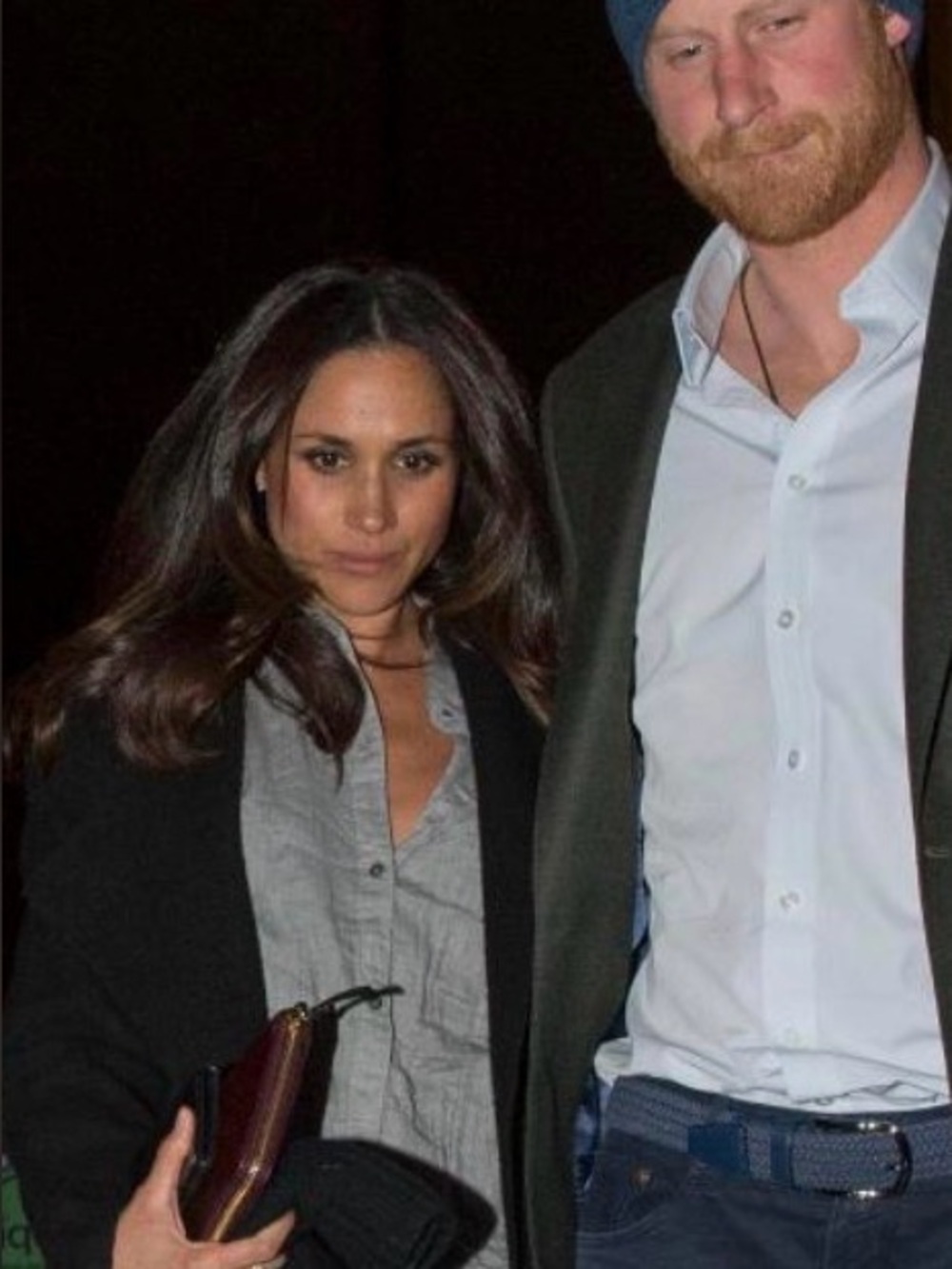 Aritzia Charcoal Cotton Community Button-Down Shirt as seen on Meghan Markle